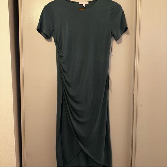 Women's Chelsea28 Side Ruched Jersey Dress Blue Sea Size XS - Picture 2 of 9